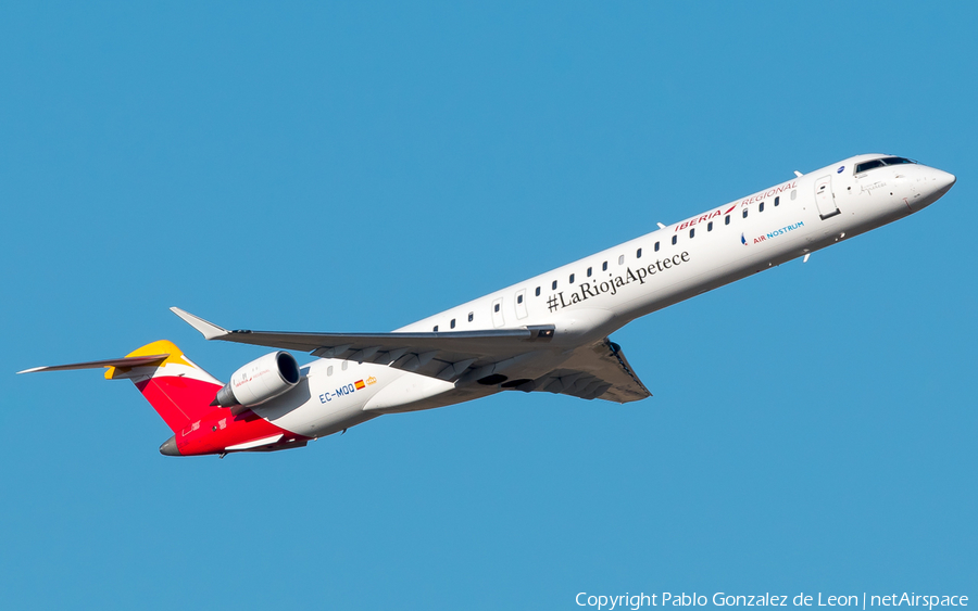 Iberia Regional (Air Nostrum) Bombardier CRJ-1000 (EC-MQQ) | Photo 352558