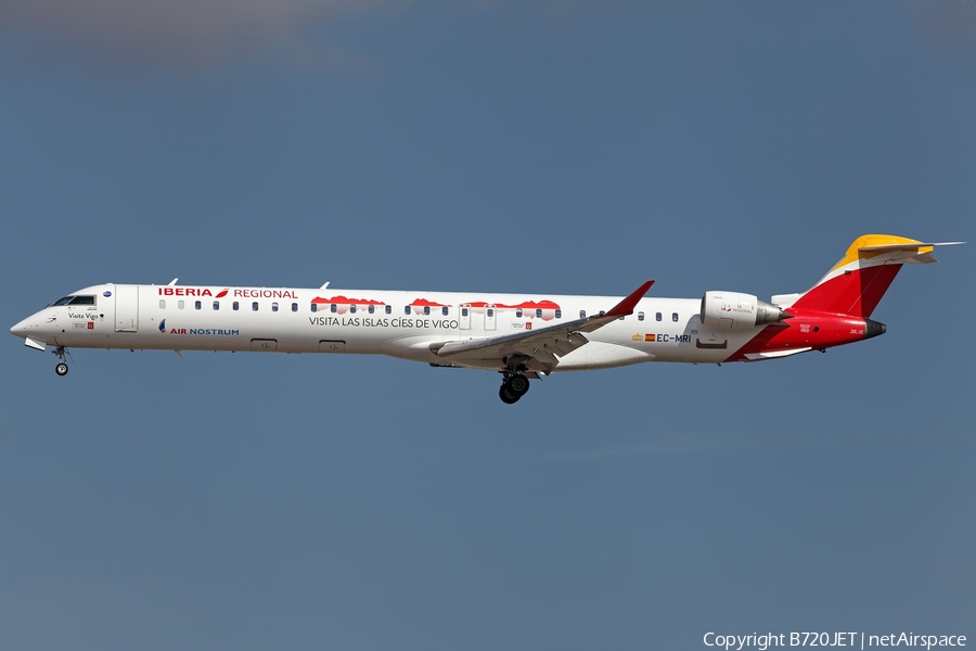 Iberia Regional (Air Nostrum) Bombardier CRJ-1000 (EC-MRI) | Photo 522281
