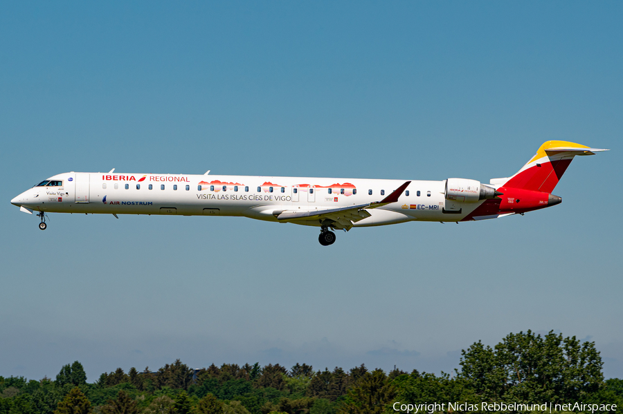 Iberia Regional (Air Nostrum) Bombardier CRJ-1000 (EC-MRI) | Photo 510725