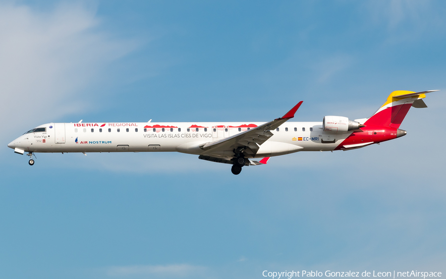 Iberia Regional (Air Nostrum) Bombardier CRJ-1000 (EC-MRI) | Photo 340434