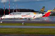Iberia Regional (Air Nostrum) Bombardier CRJ-1000 (EC-MSB) at  Hamburg - Fuhlsbuettel (Helmut Schmidt), Germany