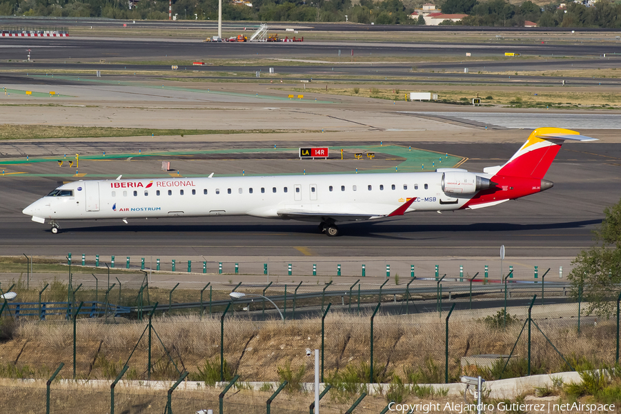Iberia Regional (Air Nostrum) Bombardier CRJ-1000 (EC-MSB) | Photo 350664