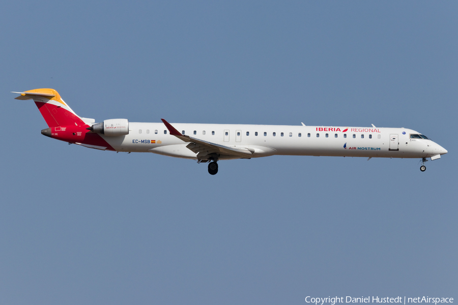 Iberia Regional (Air Nostrum) Bombardier CRJ-1000 (EC-MSB) | Photo 472188