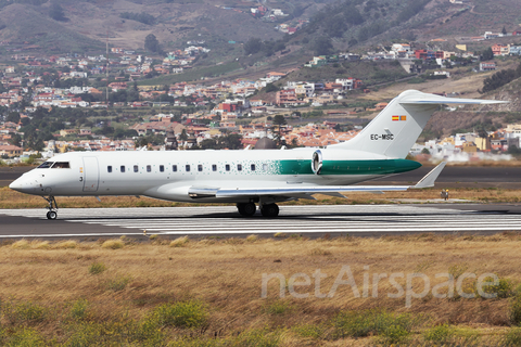 (Private) Bombardier BD-700-1A10 Global 6000 (EC-MSC) at  Tenerife Norte - Los Rodeos, Spain