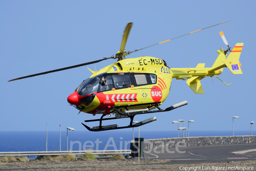 Servicio de Urgencias Canario (SUC) Eurocopter EC145 (EC-MSD) | Photo 396419