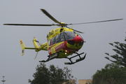 Servicio de Urgencias Canario (SUC) Eurocopter EC145 (EC-MSD) at  La Palma - Hospital General, Spain