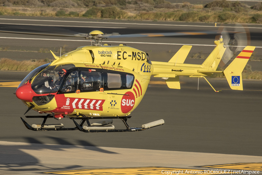 Servicio de Urgencias Canario (SUC) Eurocopter EC145 (EC-MSD) | Photo 290771