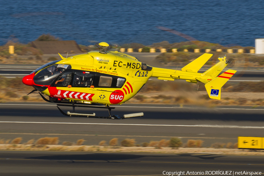 Servicio de Urgencias Canario (SUC) Eurocopter EC145 (EC-MSD) | Photo 347798