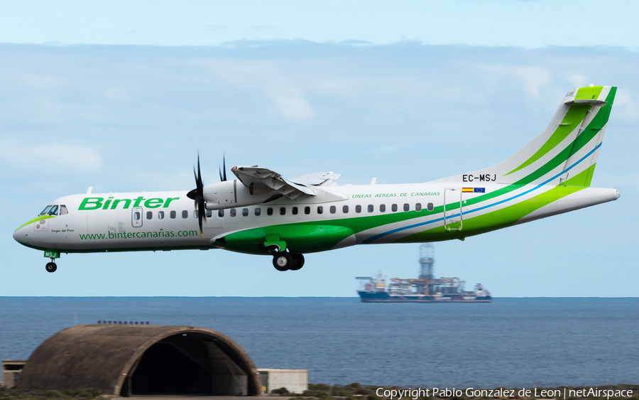 Binter Canarias ATR 72-600 (EC-MSJ) | Photo 340045