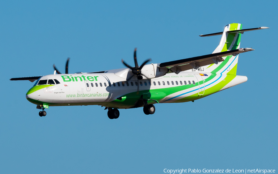 Binter Canarias ATR 72-600 (EC-MSJ) | Photo 344211