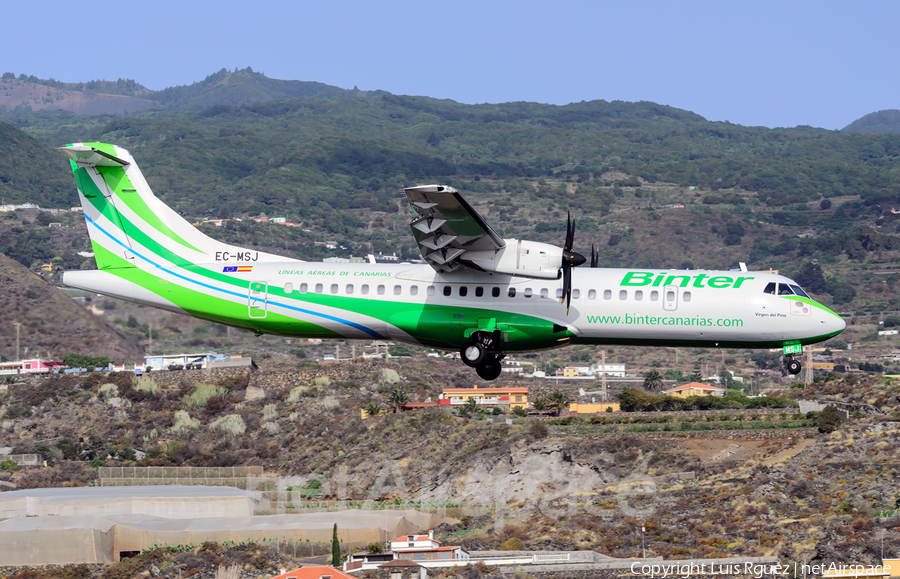 Binter Canarias ATR 72-600 (EC-MSJ) | Photo 254269