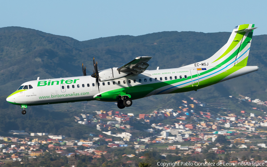 Binter Canarias ATR 72-600 (EC-MSJ) | Photo 340043