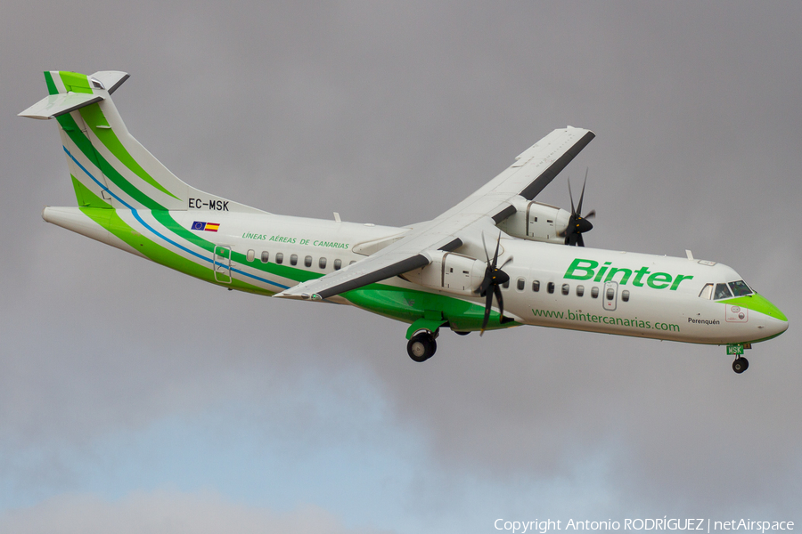Binter Canarias ATR 72-600 (EC-MSK) | Photo 298839