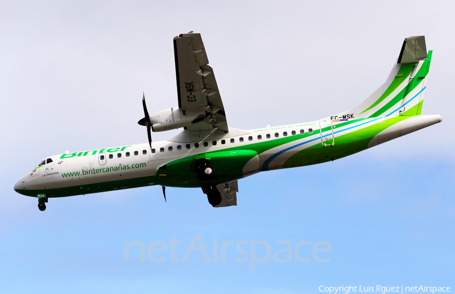 Binter Canarias ATR 72-600 (EC-MSK) | Photo 373037