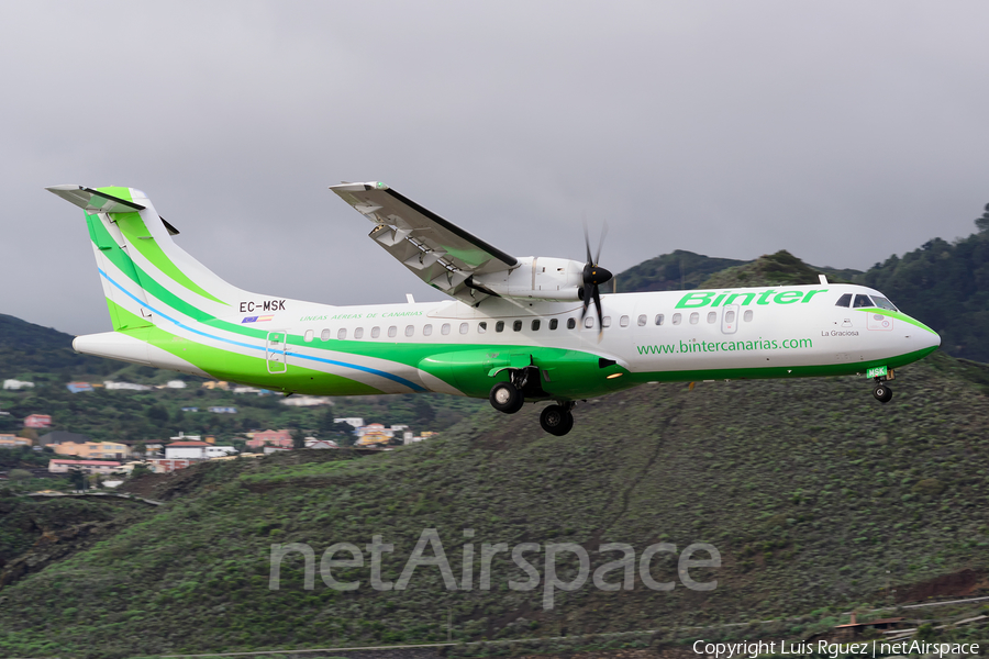 Binter Canarias ATR 72-600 (EC-MSK) | Photo 415425