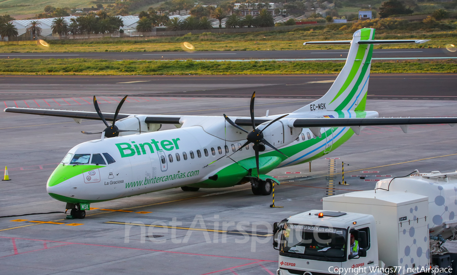 Binter Canarias ATR 72-600 (EC-MSK) | Photo 320858