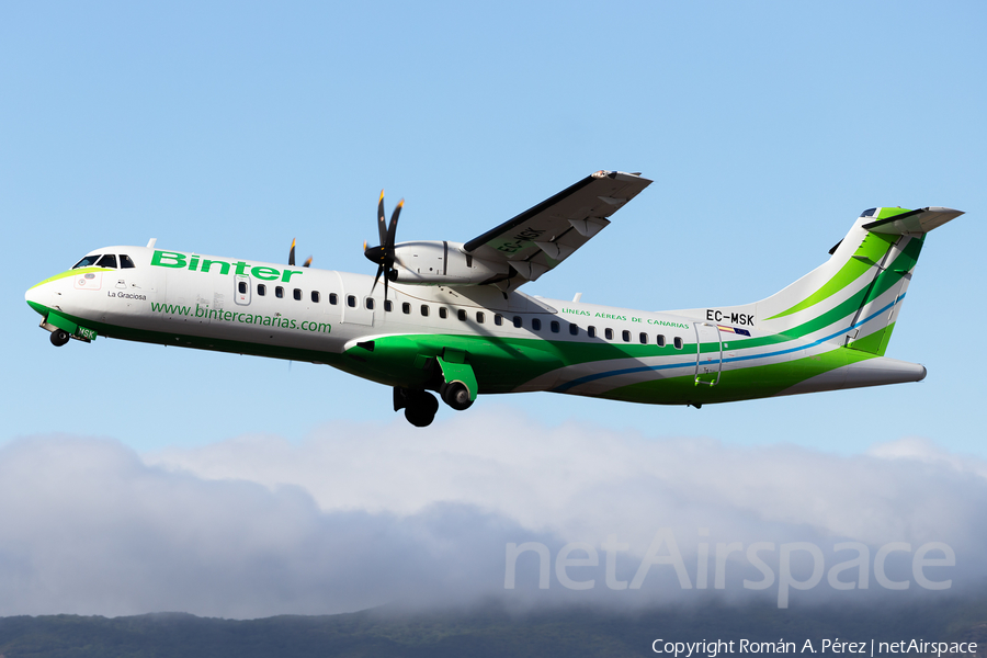 Binter Canarias ATR 72-600 (EC-MSK) | Photo 398190