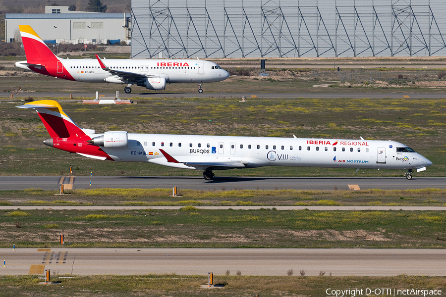 Iberia Regional (Air Nostrum) Bombardier CRJ-1000 (EC-MSL) | Photo 376189