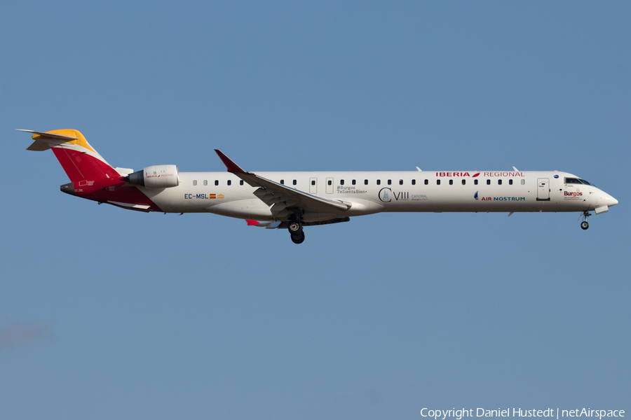 Iberia Regional (Air Nostrum) Bombardier CRJ-1000 (EC-MSL) | Photo 474250