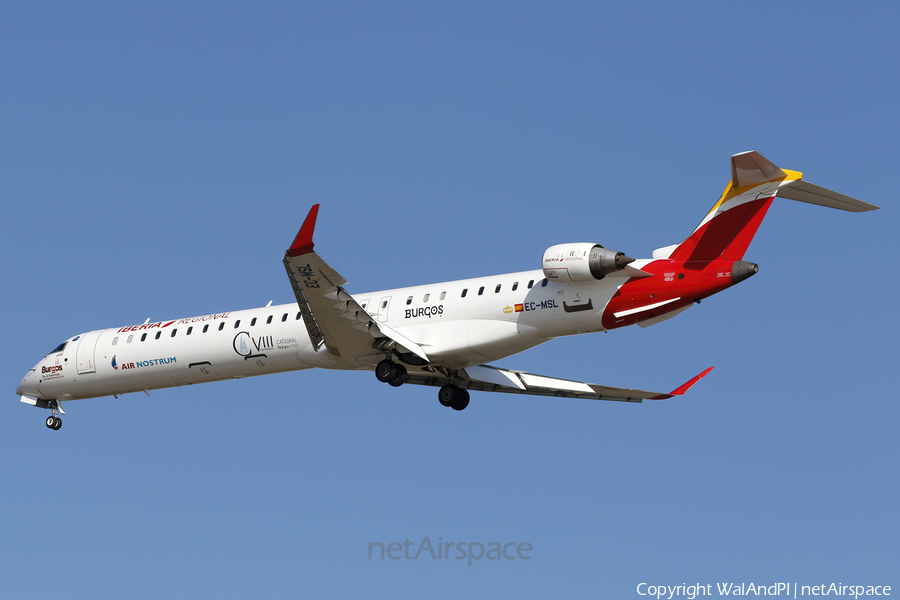 Iberia Regional (Air Nostrum) Bombardier CRJ-1000 (EC-MSL) | Photo 576441