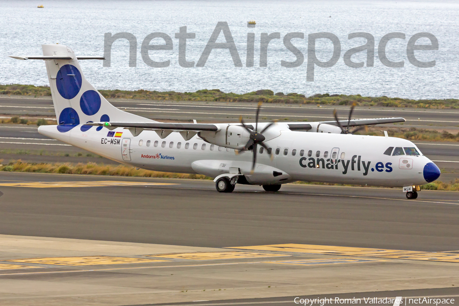 Andorra Airlines (Canaryfly) ATR 72-500 (EC-MSM) | Photo 446711