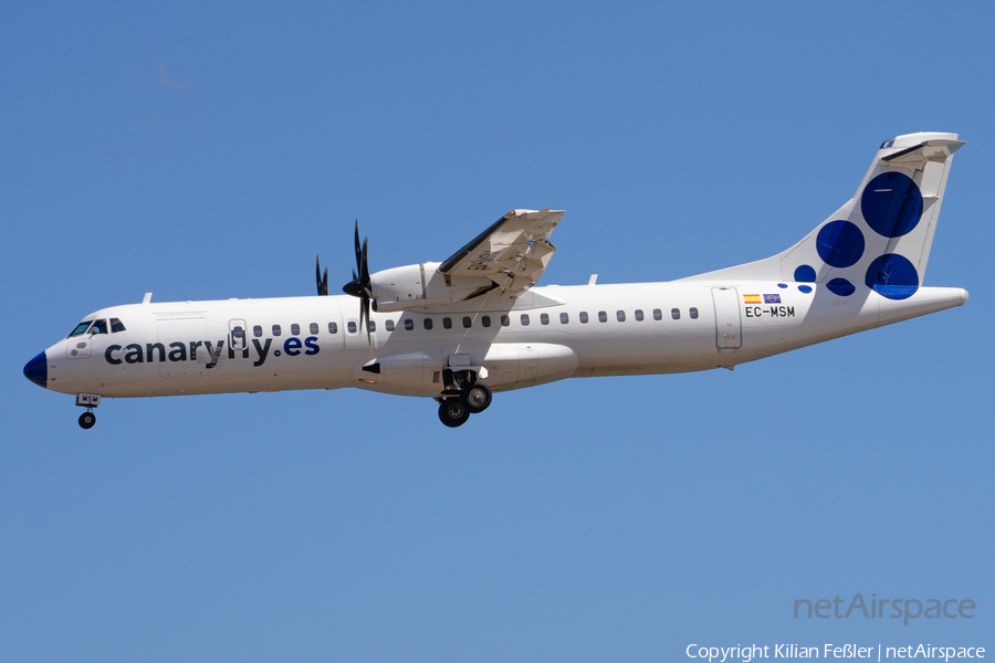 Canaryfly ATR 72-500 (EC-MSM) | Photo 504114