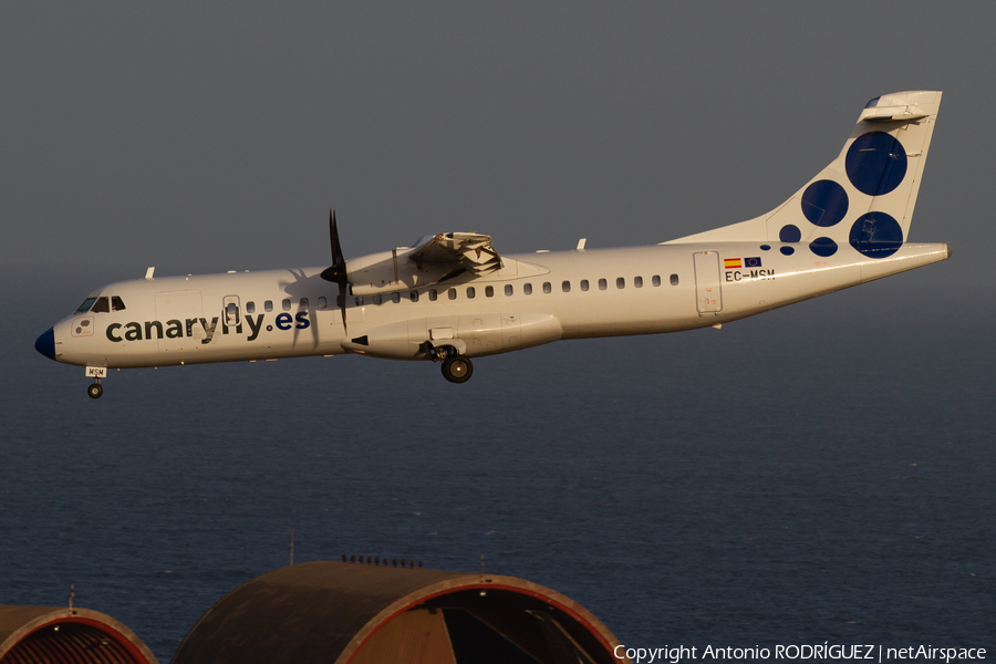Canaryfly ATR 72-500 (EC-MSM) | Photo 501379