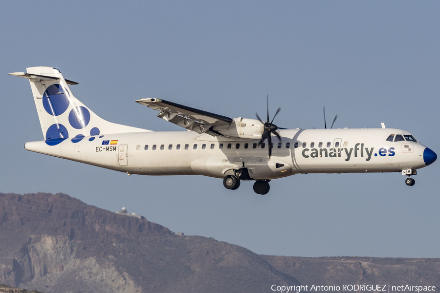 Canaryfly ATR 72-500 (EC-MSM) | Photo 664346