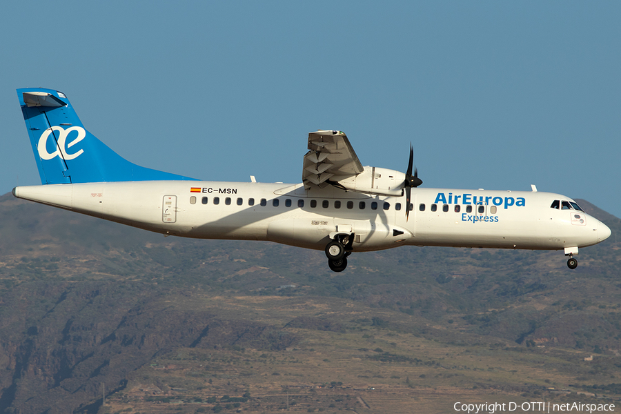 Air Europa Express ATR 72-500 (EC-MSN) | Photo 261882