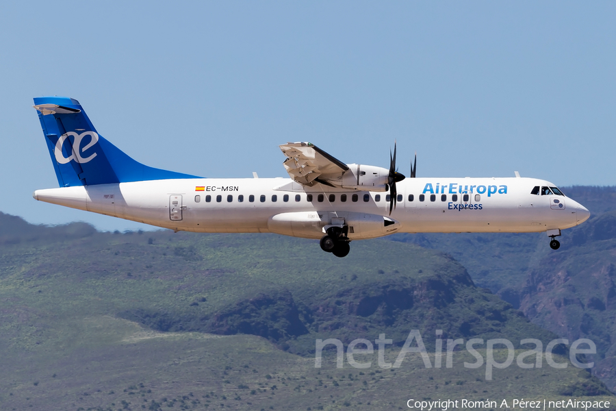 Air Europa Express ATR 72-500 (EC-MSN) | Photo 285203