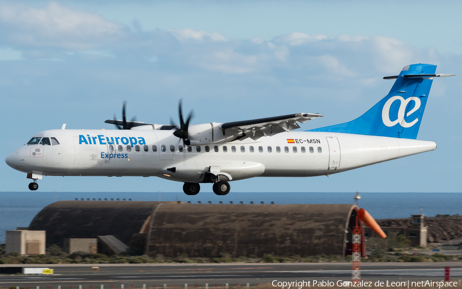 Air Europa Express ATR 72-500 (EC-MSN) | Photo 340524