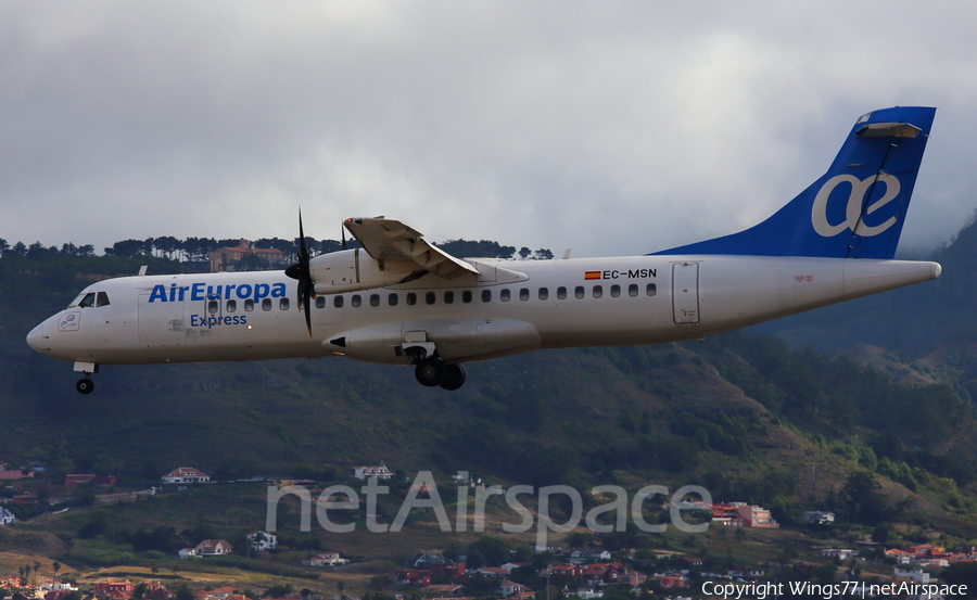 Air Europa Express ATR 72-500 (EC-MSN) | Photo 295262