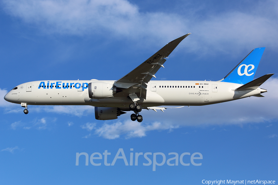 Air Europa Boeing 787-9 Dreamliner (EC-MSZ) | Photo 224719