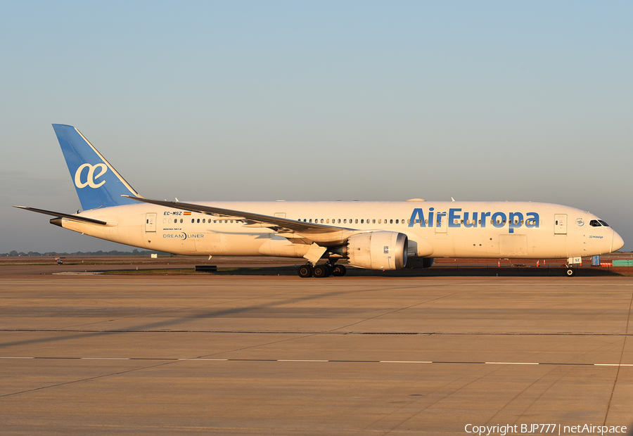 Air Europa Boeing 787-9 Dreamliner (EC-MSZ) | Photo 378776
