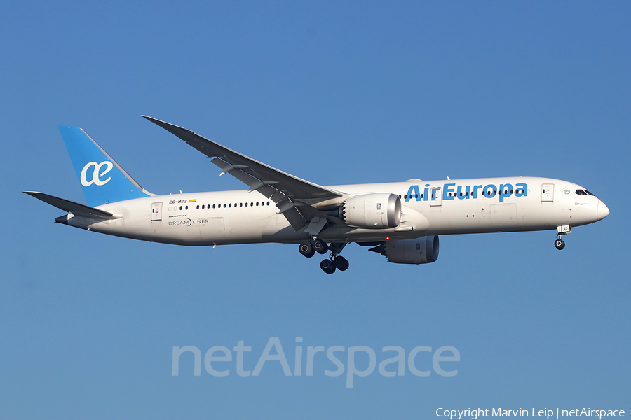 Air Europa Boeing 787-9 Dreamliner (EC-MSZ) | Photo 489891