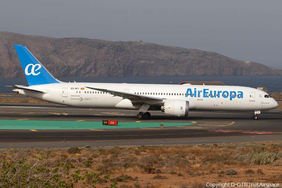 Air Europa Boeing 787-9 Dreamliner (EC-MTI) | Photo 259508