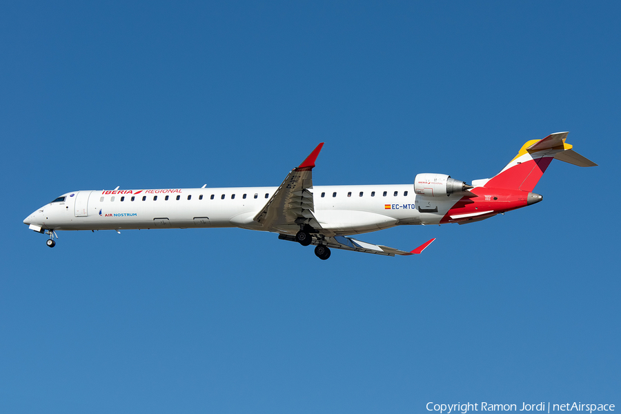 Iberia Regional (Air Nostrum) Bombardier CRJ-1000 (EC-MTO) | Photo 357690