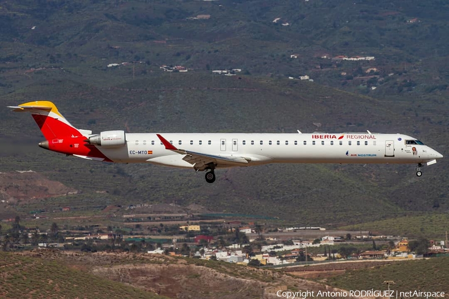 Iberia Regional (Air Nostrum) Bombardier CRJ-1000 (EC-MTO) | Photo 436966