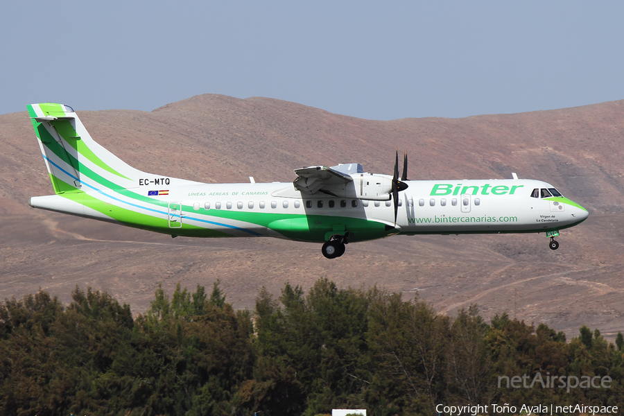 Binter Canarias ATR 72-600 (EC-MTQ) | Photo 456891