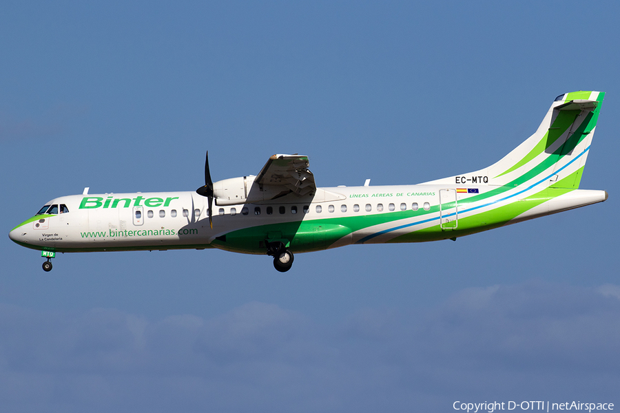 Binter Canarias ATR 72-600 (EC-MTQ) | Photo 574362