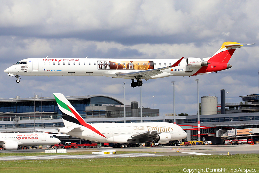 Iberia Regional (Air Nostrum) Bombardier CRJ-1000 (EC-MTZ) | Photo 516785