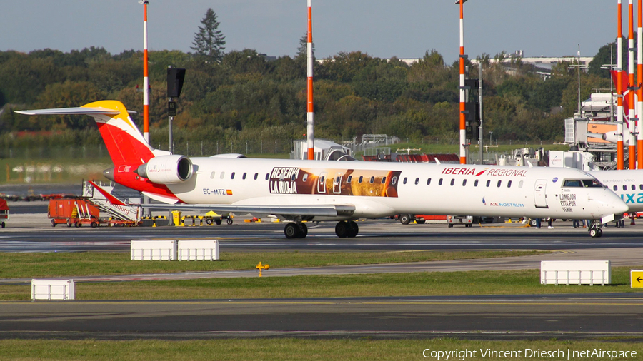 Iberia Regional (Air Nostrum) Bombardier CRJ-1000 (EC-MTZ) | Photo 529639