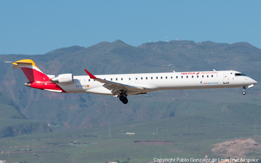 Iberia Regional (Air Nostrum) Bombardier CRJ-1000 (EC-MTZ) | Photo 340444