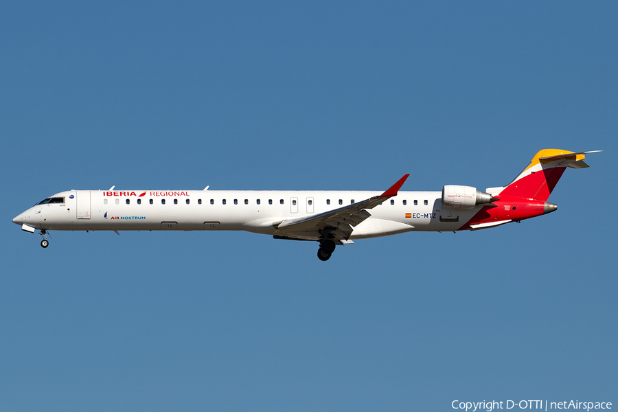 Iberia Regional (Air Nostrum) Bombardier CRJ-1000 (EC-MTZ) | Photo 375584