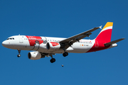 Iberia Airbus A320-214 (EC-MUF) at  Gran Canaria, Spain