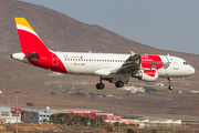 Iberia Airbus A320-214 (EC-MUF) at  Gran Canaria, Spain