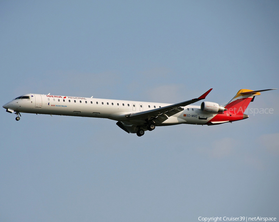Iberia Regional (Air Nostrum) Bombardier CRJ-1000 (EC-MVC) | Photo 479112