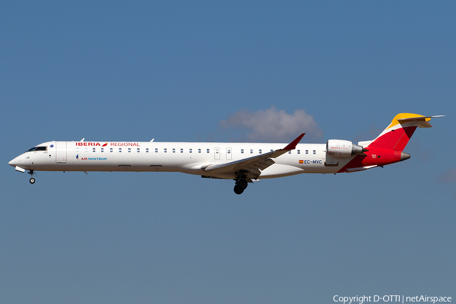 Iberia Regional (Air Nostrum) Bombardier CRJ-1000 (EC-MVC) | Photo 353746