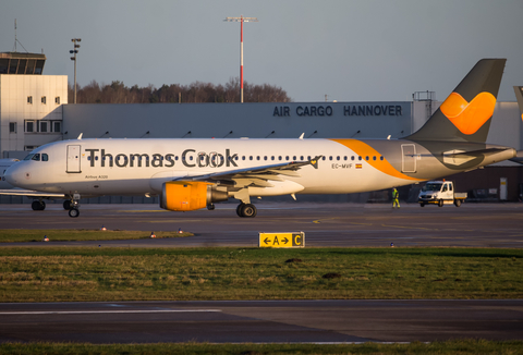 Thomas Cook Airlines Balearics Airbus A320-212 (EC-MVF) at  Hannover - Langenhagen, Germany