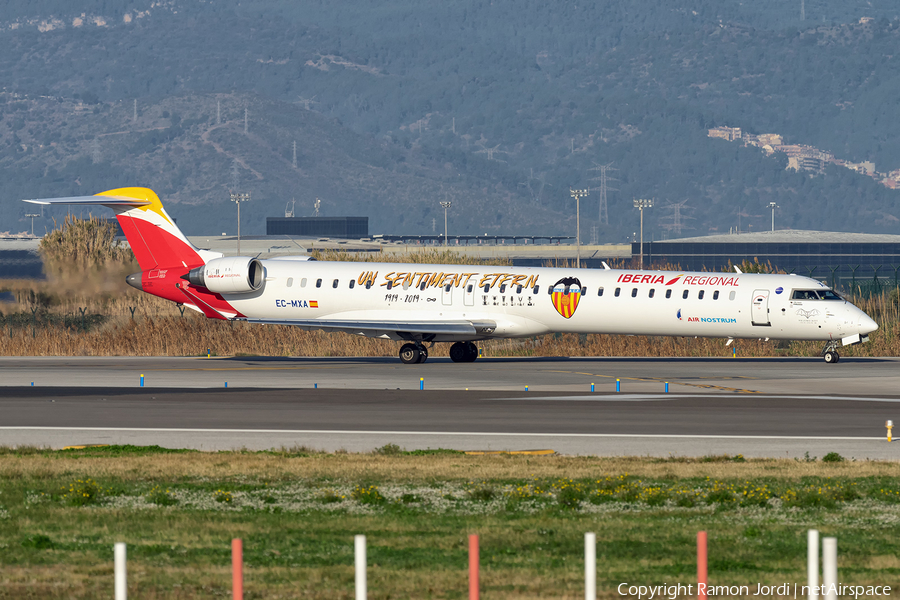 Iberia Regional (Air Nostrum) Bombardier CRJ-1000 (EC-MXA) | Photo 372154